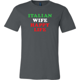 Italian Wife Happy Life Shirt