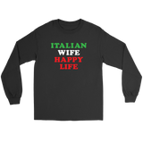 Italian Wife Happy Life Shirt