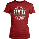 Family and Tiramisu Shirt