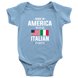 Made in America with Italian Parts Baby Onesie
