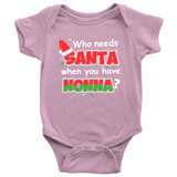 Santa Nonna Baby Onesie