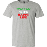 Italian Wife Happy Life Shirt