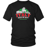 Italy Makes Me Happy Shirt