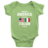 Made in America with Italian Parts Baby Onesie
