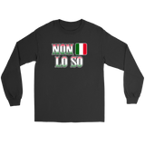 Italian I Don't Know Shirt