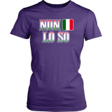 Italian I Don't Know Shirt