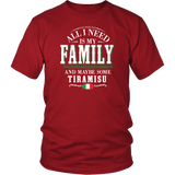 Family and Tiramisu Shirt