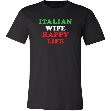 Italian Wife Happy Life Shirt