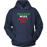 Italian Wife Happy Life Shirt