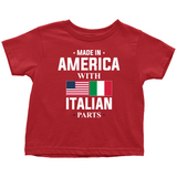 Made in America with Italian Parts Toddler Shirt