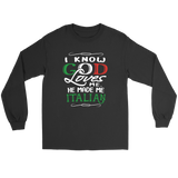 God Made Me Italian Shirt