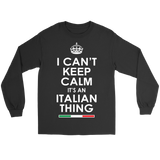 Can't Keep Calm Italian Shirt