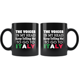 Voices in My Head 11oz Black Mug