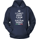 Can't Keep Calm Italian Shirt