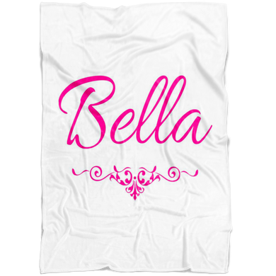 Bella Pink Fleece Blanket